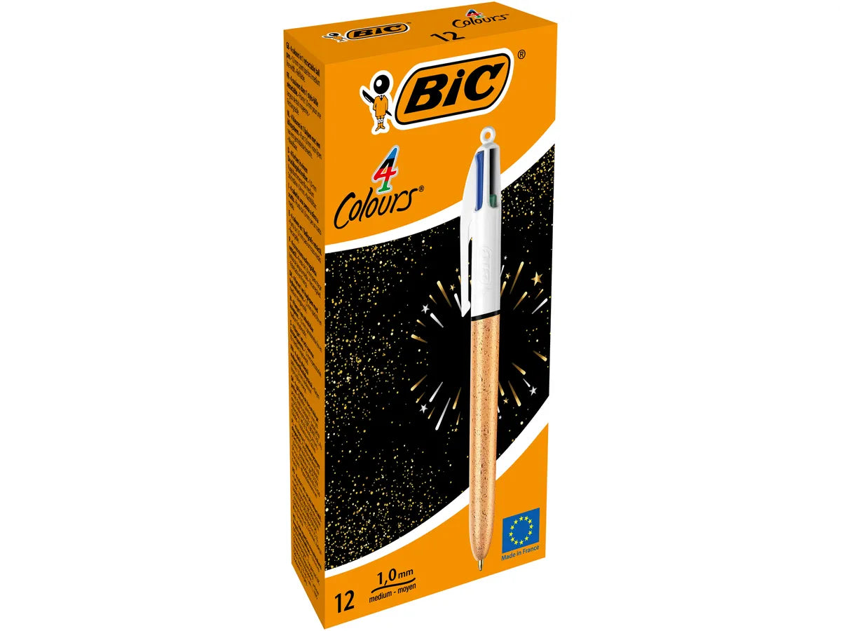 BIC Stylo à bille 1mm 992701 4 Colours Frozen 12 pcs.