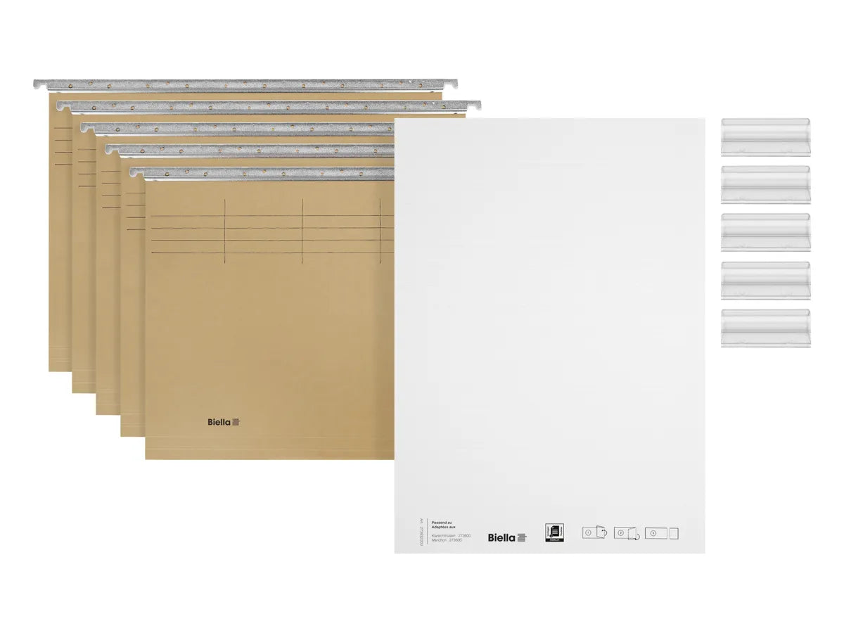 BIELLA Dossier suspendu Set A4 26945500U olive 5 pcs.