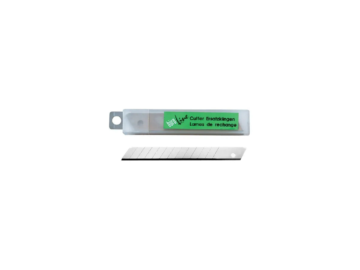 BÜROLINE Lames 9x100mm 167006 45 degrés 10 pcs.