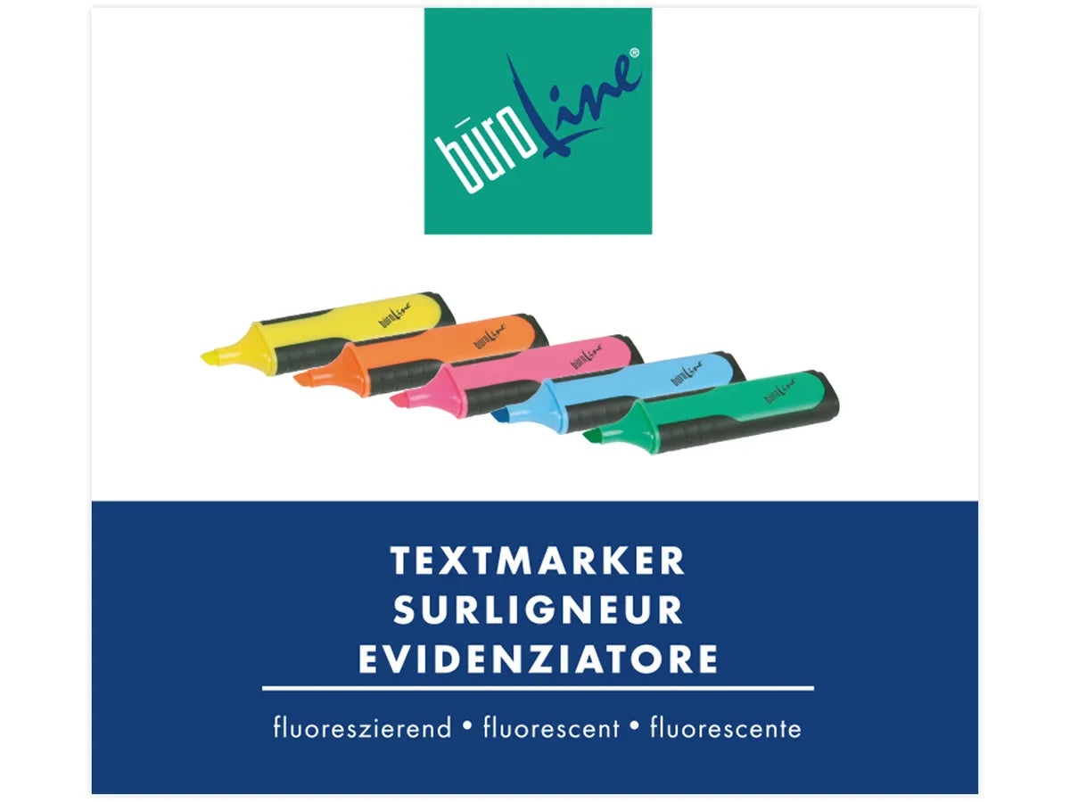 BÜROLINE Textmarker 236502 bleu