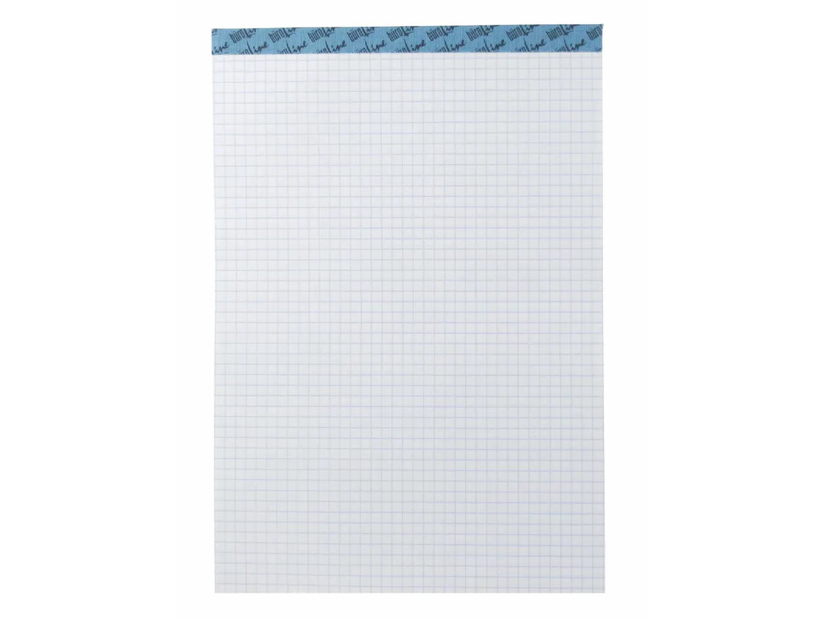 BÜROLINE Bloc bureau blanc A5 543195 quadrillé,4mm, 65g 100 flls.