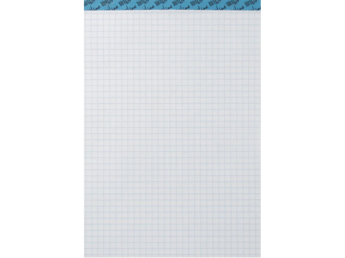 BÜROLINE Bloc bureau blanc A4 725267 quadrillé, 70g, 4mm 100 flls.