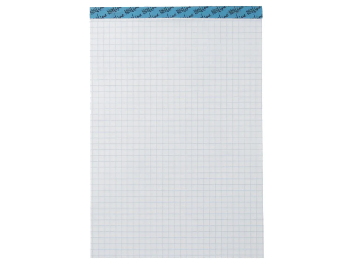 BÜROLINE Bloc bureau blanc A4 725276 quadrillé, 70g, 5mm 100 flls.