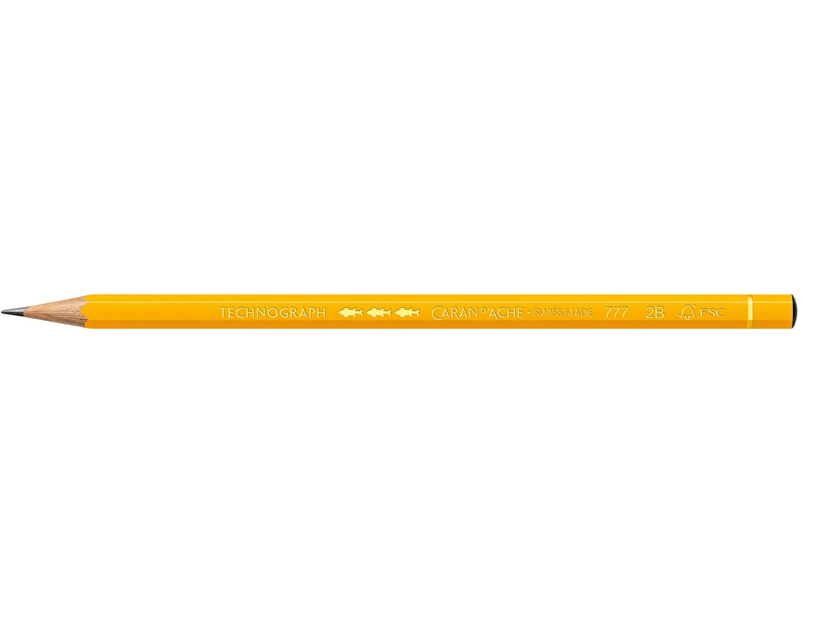 CARAN D'ACHE Crayon Technograph 2B 777.252 jaune