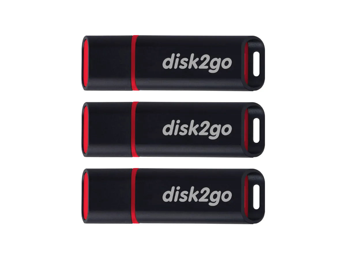 DISK2GO USB-Stick passion 2.0 8GB 30006495 USB 2.0 3 Pack