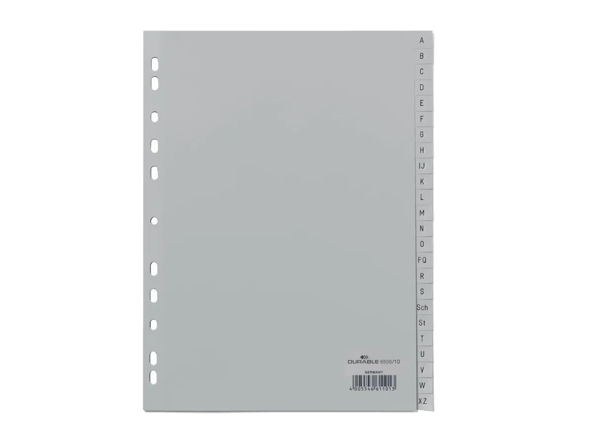 DURABLE Répertoires gris A4 650810 A-Z