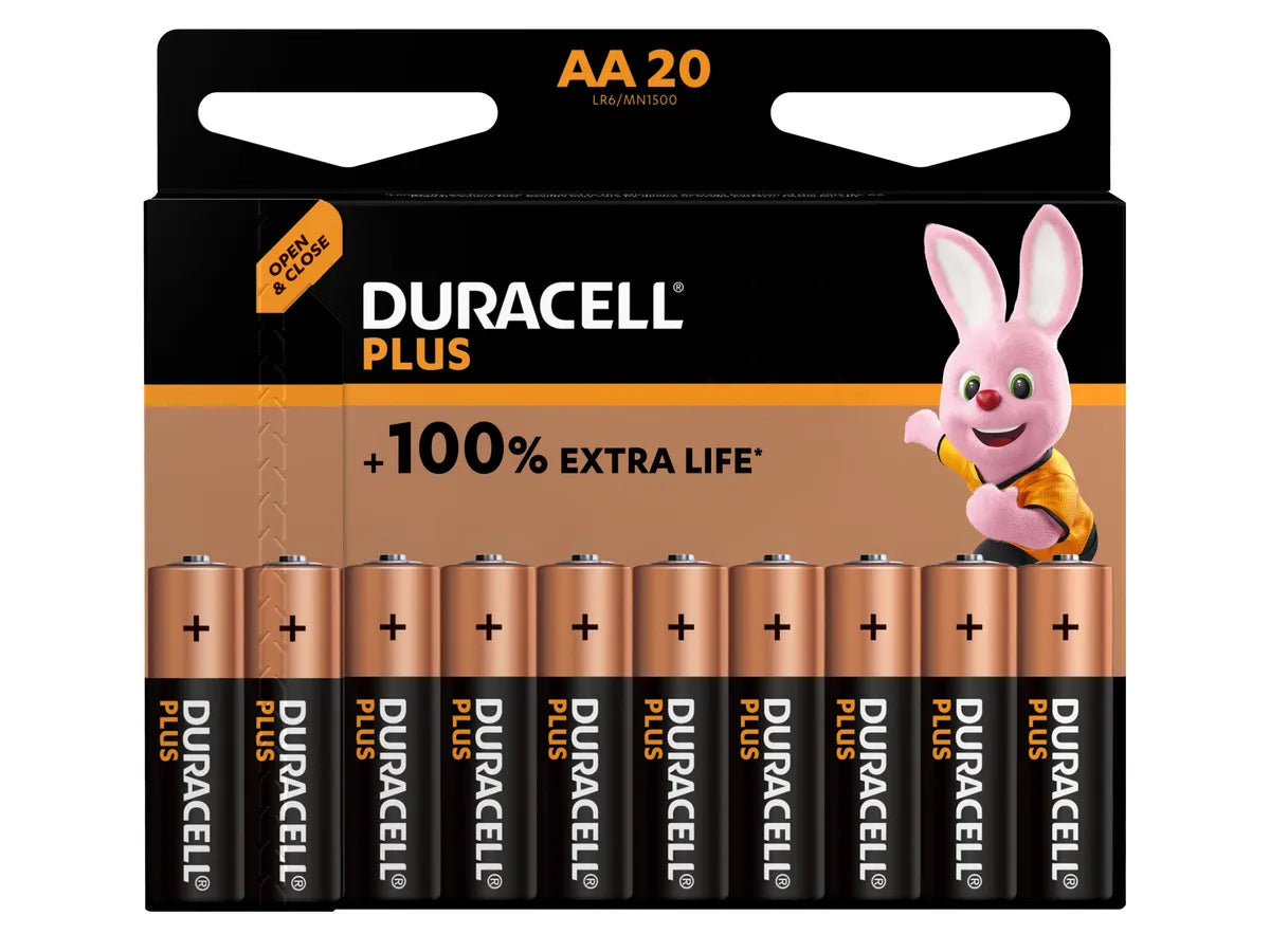 DURACELL Pile Plus Power 4-017986 AA/LR6 20 pcs.