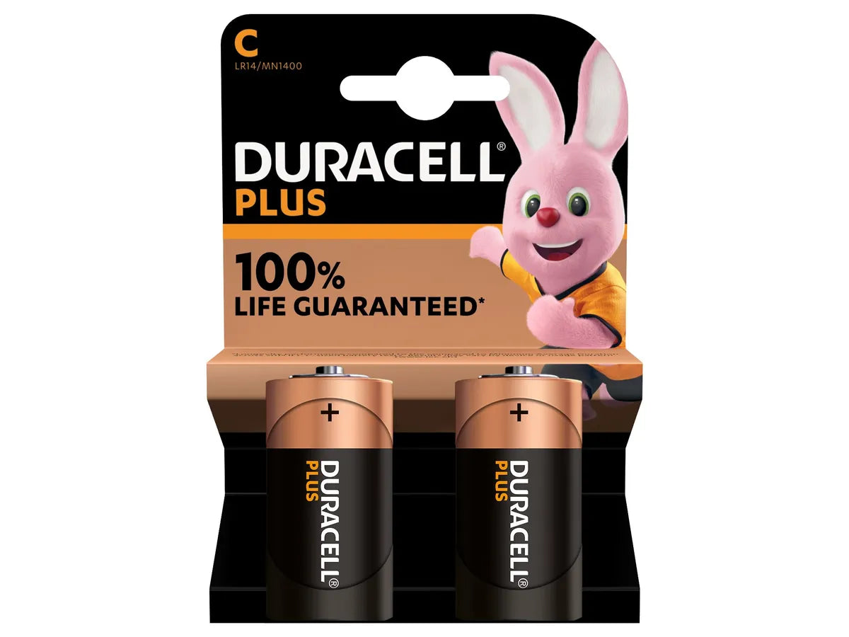 DURACELL Pile Plus Power 4-141827 C, LR14, 1.5V 2 pcs.
