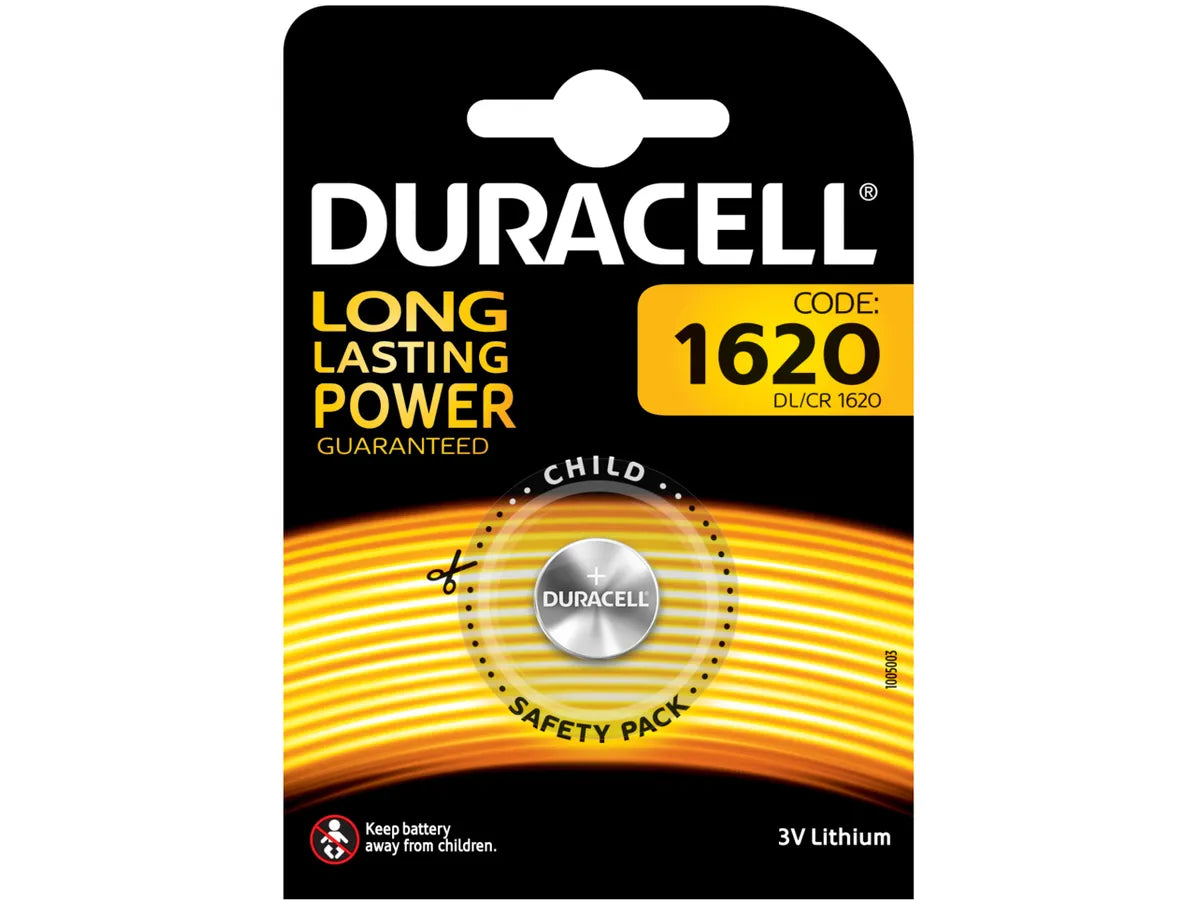 DURACELL Pile miniature Specialty CR1620 DL1620, 3V