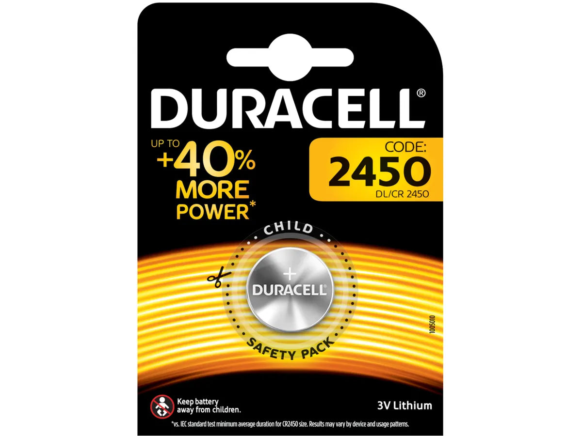 DURACELL Pile miniature Specialty DL2450 CR2450, 3V