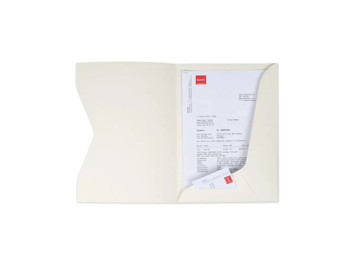 ELCO Dossiers d'offre A4 29450.22 ivory 10 pcs.
