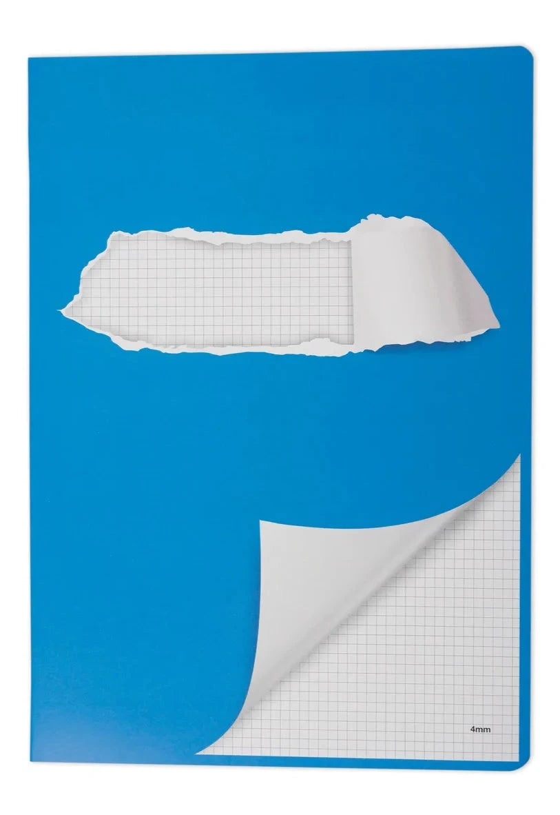 ELCO Cahier A4 73051.37 quadrillé bleu