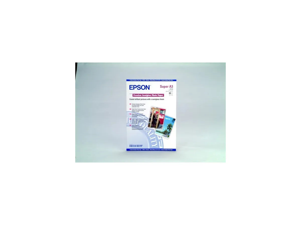 EPSON Premium Semigl.Photo Paper A3+ S041328 InkJet 250g 20 feuilles