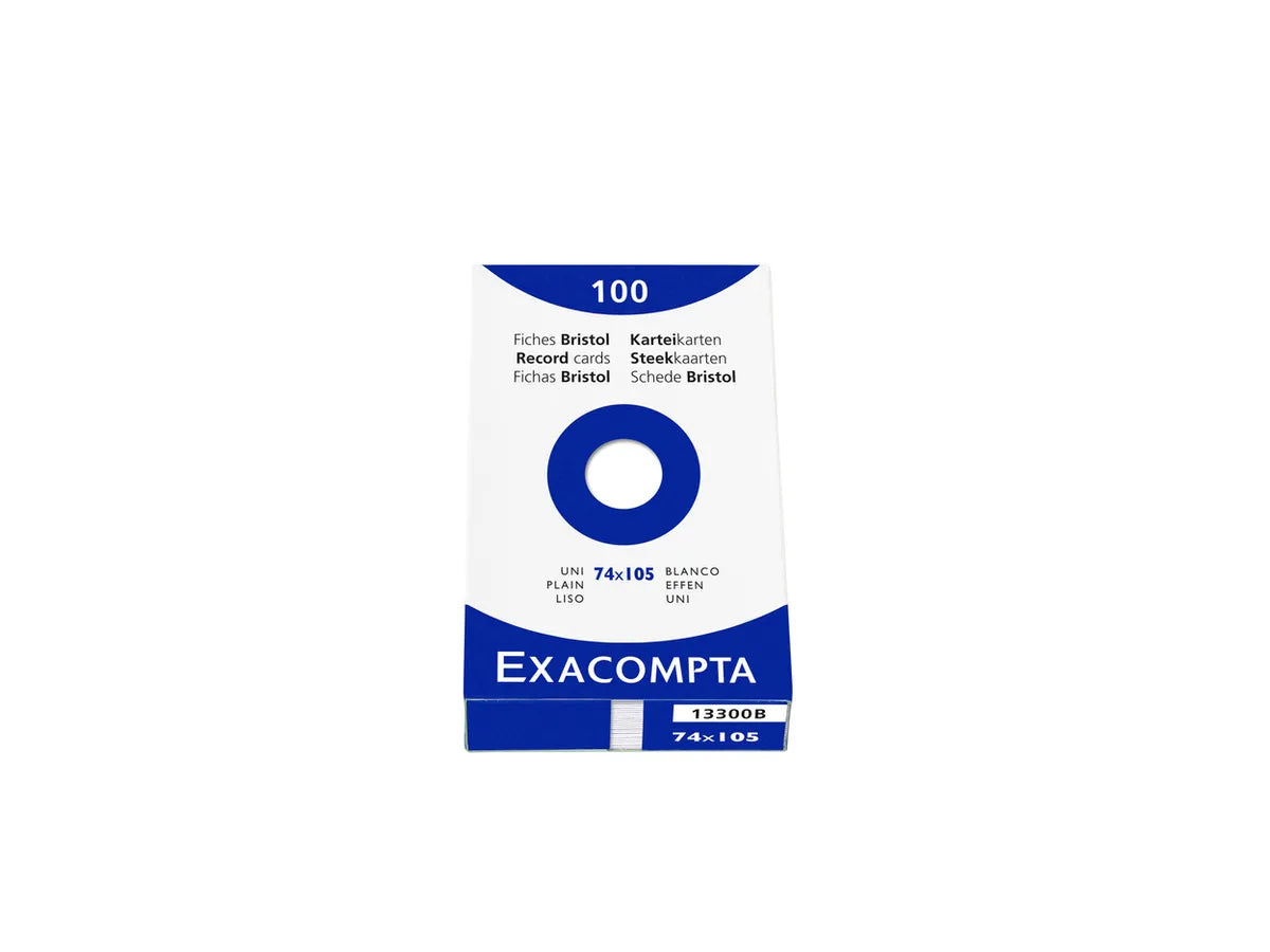 EXACOMPTA Cartes-fiches A7 100 pcs.