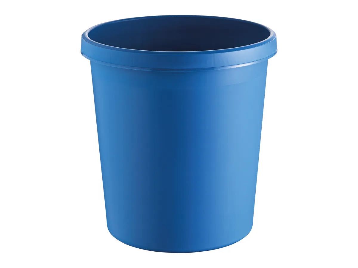 HELIT Corbeille à papier H6105834 bleu 18lt