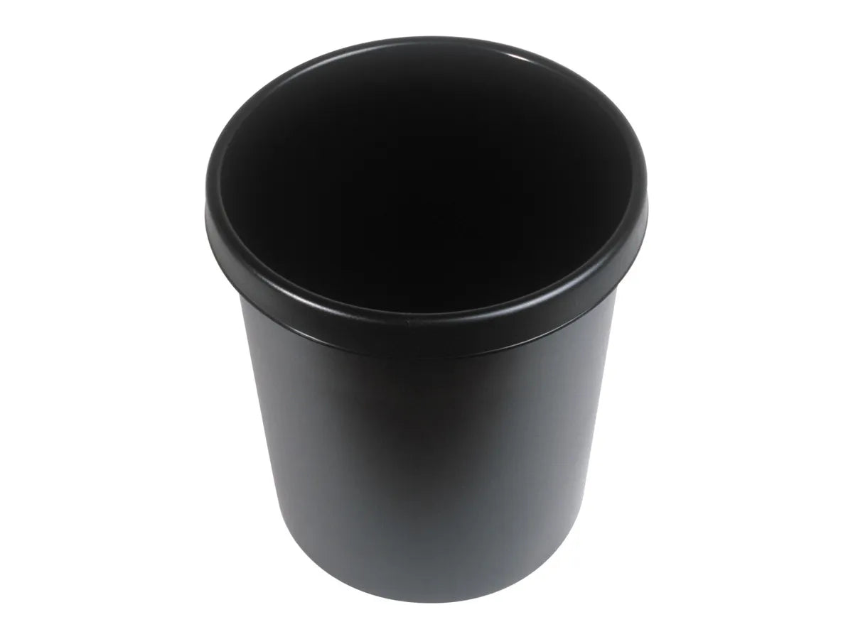 HELIT Corbeille à papier H6106195 noir 30lt