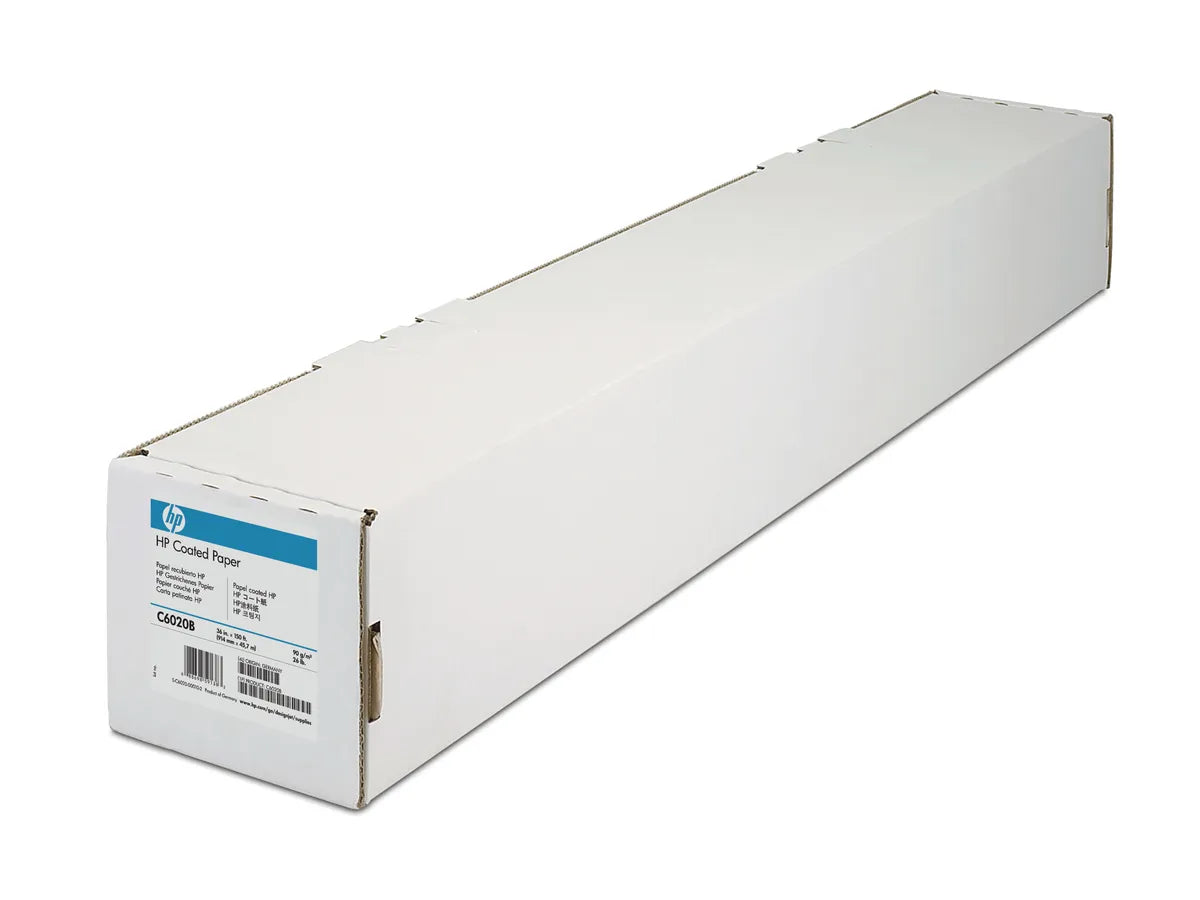 HP Papier couché 90g 45m C6019B DesignJet 5000 24 pouces
