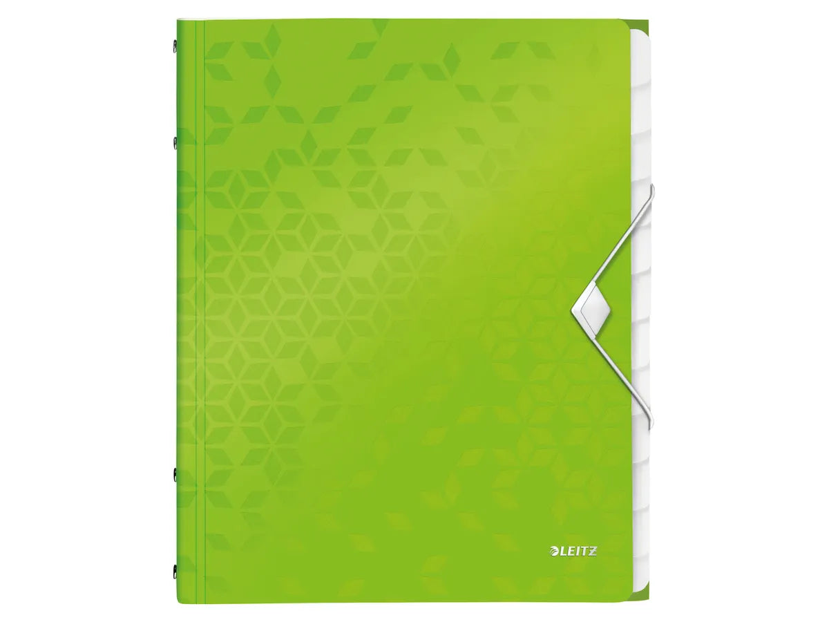 LEITZ Dossier de coll. WOW PP A4 12 comp.