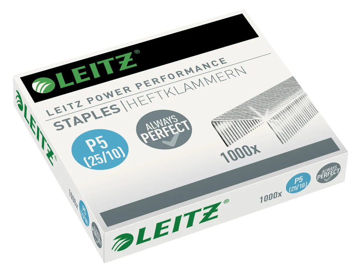 LEITZ Agrafes P5 25/10 mm 5574-00-00 galvanisé 1000 pcs