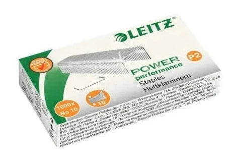 LEITZ Agrafes P2 Nr. 10 5577-10-00 galvanisé 2000 pcs