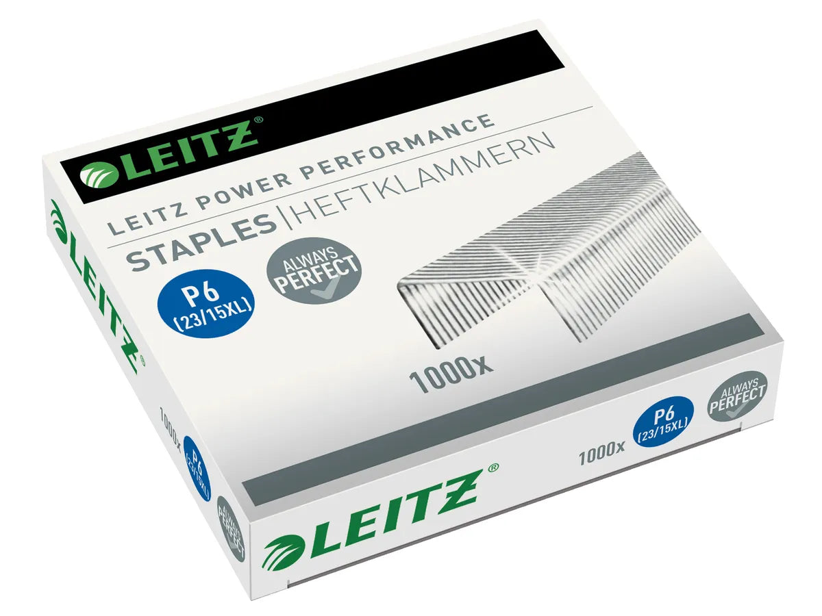 LEITZ Agrafes P6 23/15XL 5579-00-00 galvanisé 1000 pcs