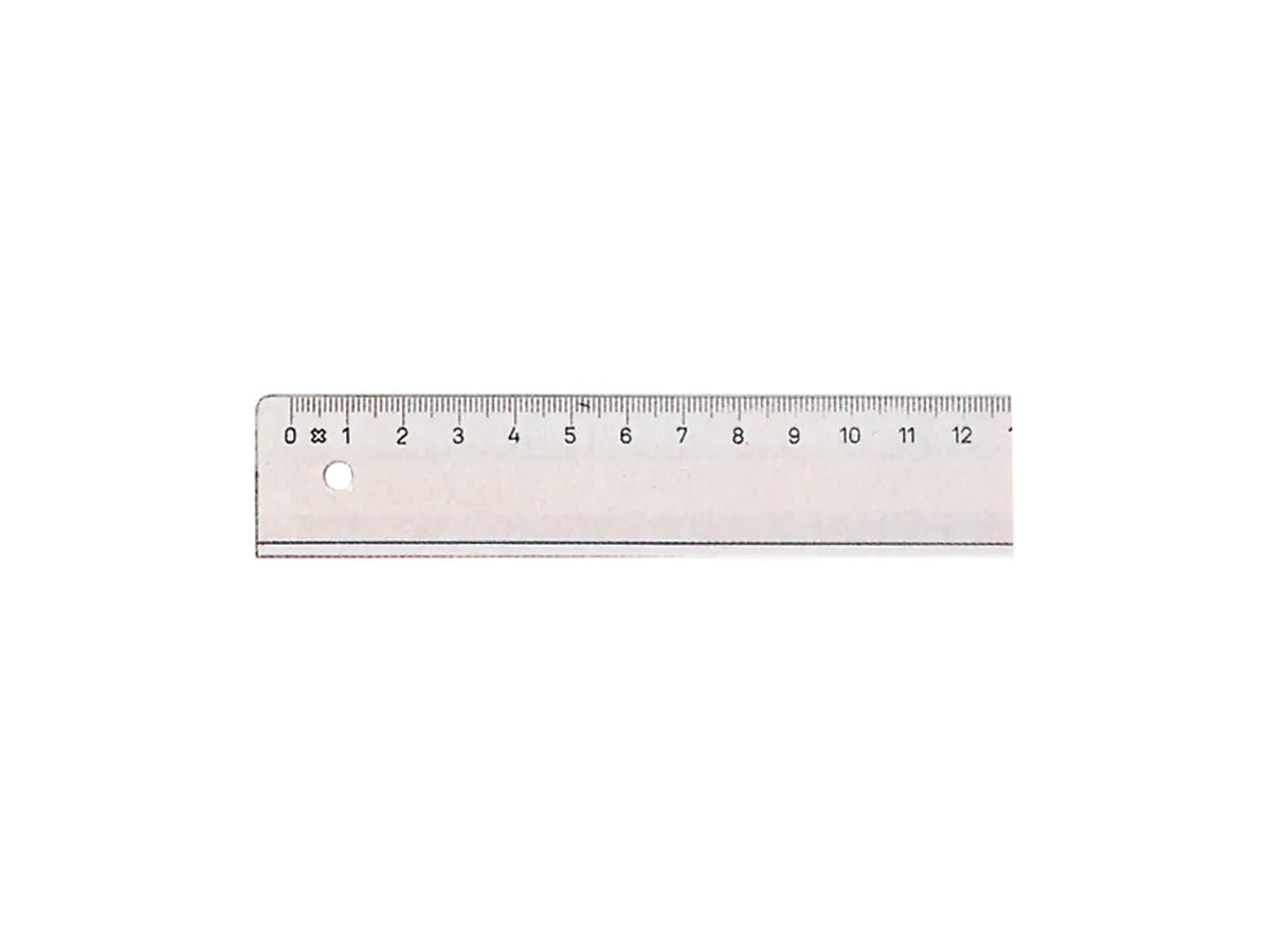 LINEX Règle p. l'école transp. 30cm 1030M avec biseau et facette