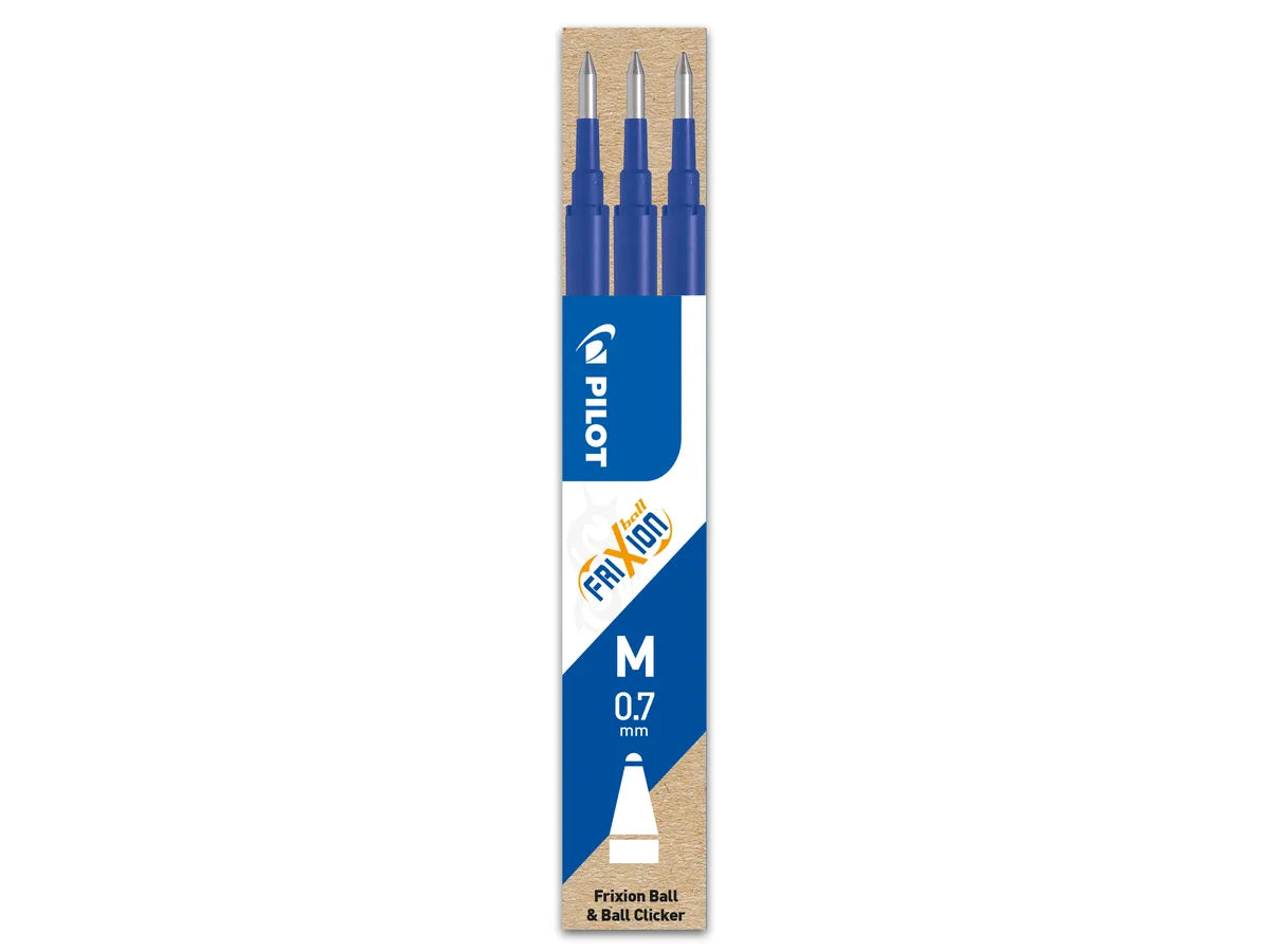 PILOT Mine FriXion Refill BLS-FR7-L-S3 bleu, set à 3