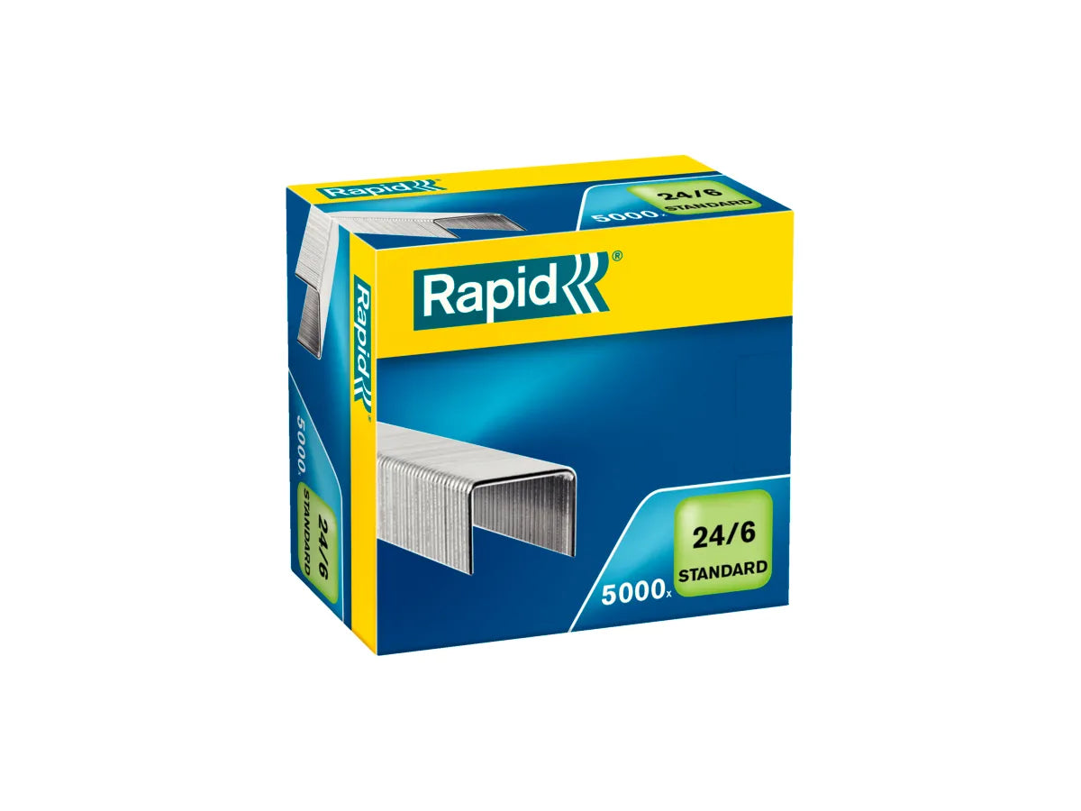 RAPID Agrafes 24/6 mm 24859800 galvanisé 5000 pcs