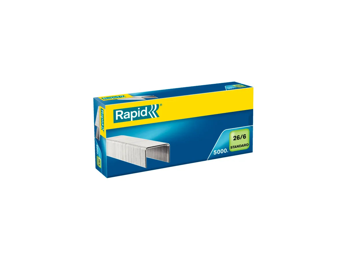 RAPID Agrafes 26/6 mm 24861800 galvanisé 5000 pcs