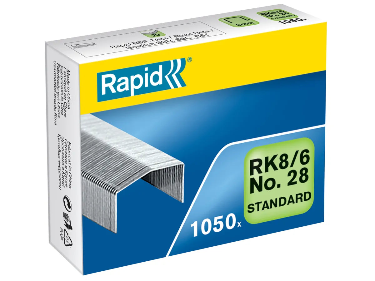 RAPID Agrafes RK8/6 24873600 galvanisé 1050 pièces