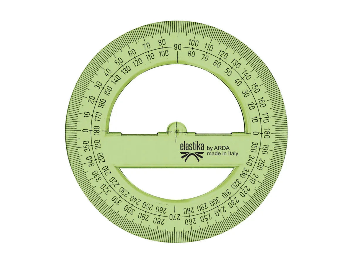 ARDA Règle Elastika 12cm EL36012 vert clair transp.