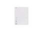 BIELLA Répertoire carton,Smartind. A4 46940501U 1-5, blanc