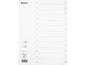 BIELLA Répertoire carton,Smartind. A4 46941201U 1-12, blanc