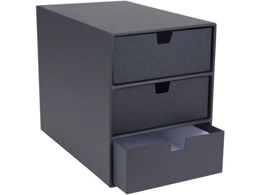 BIGSO BOX OF SWEDEN Module classement 15751600 Ingrid 3 tiroirsgris f.
