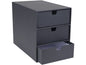 BIGSO BOX OF SWEDEN Module classement 15751600 Ingrid 3 tiroirsgris f.