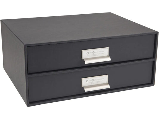 BIGSO BOX OF SWEDEN Module classement 15752000 Birger 2 tiroirsgris f.