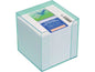 BÜROLINE Porte-bloc 196619 transparent 9x9x9cm