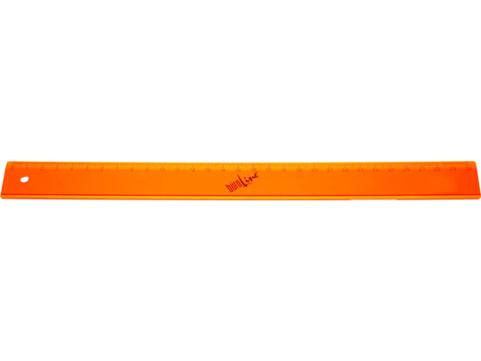 BÜROLINE Règle 30cm 375940 orange/transparent