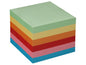 BÜROLINE Porte-bloc papier 90x90mm 376459 couleurs ass., 80gr. 700 flls.
