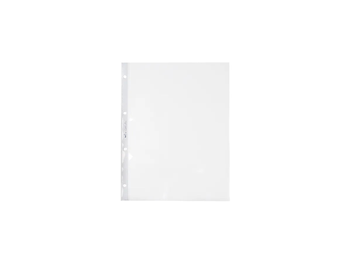 BÜROLINE Poches PVC 140 my A4 620215 transparent, lisse 100 pcs.