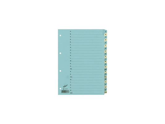 BÜROLINE Répert. carton bleu/beige A4 663408 A-Z 210g