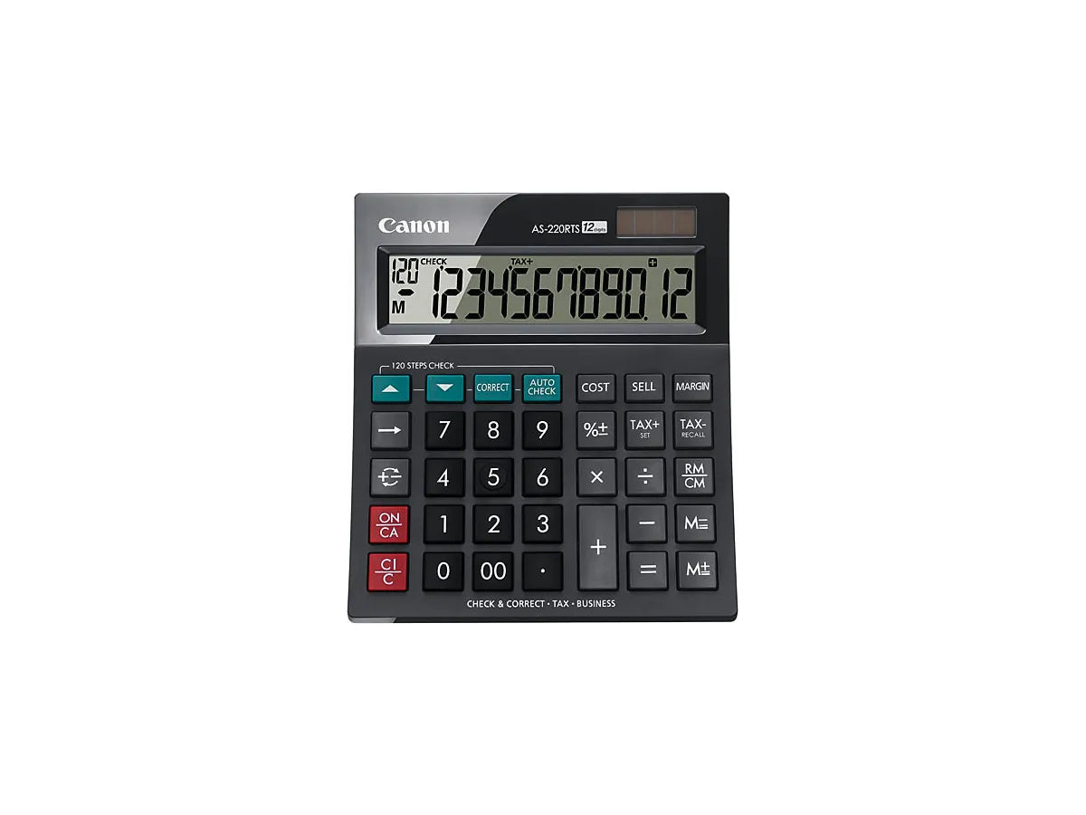 CANON Calculatrice de bureau CA-AS220RTS 12 chiffres