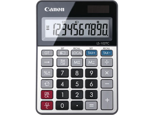 CANON Calculatrice de bureau CALS102TC 10-chiffres, solaire