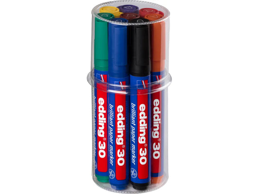 EDDING Permanent Marker 30 30-E8 8 couleurs ass.