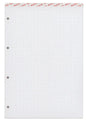 ELCO Bloc-notes quadrillé 4mm A4 73425.17 blanc, 70g 100 flls. PERFORE