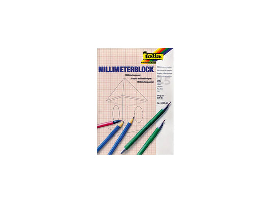 FOLIA Bloc A3 3.823025 blanc 80g 25 flls.