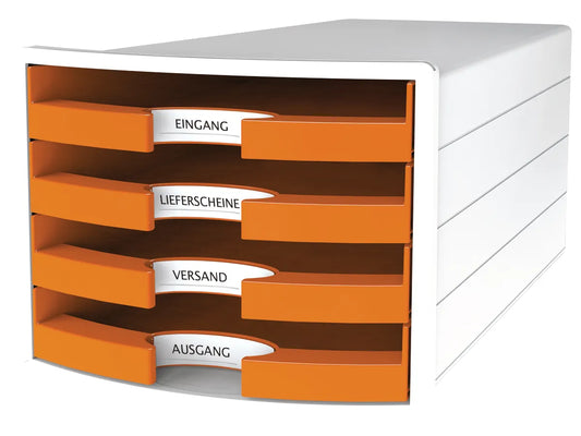 HAN Set tiroirs IMPULS A4/C4 1013-51 orange 4 tiroirs