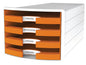 HAN Set tiroirs IMPULS A4/C4 1013-51 orange 4 tiroirs