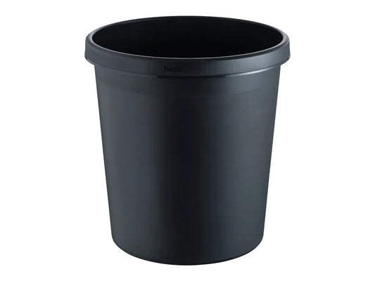 HELIT Corbeille à papier H6105895 noir 18lt