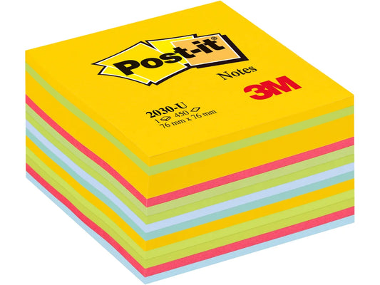 POST-IT Cube 76x76mm 2030-U multicolor/450 feuilles